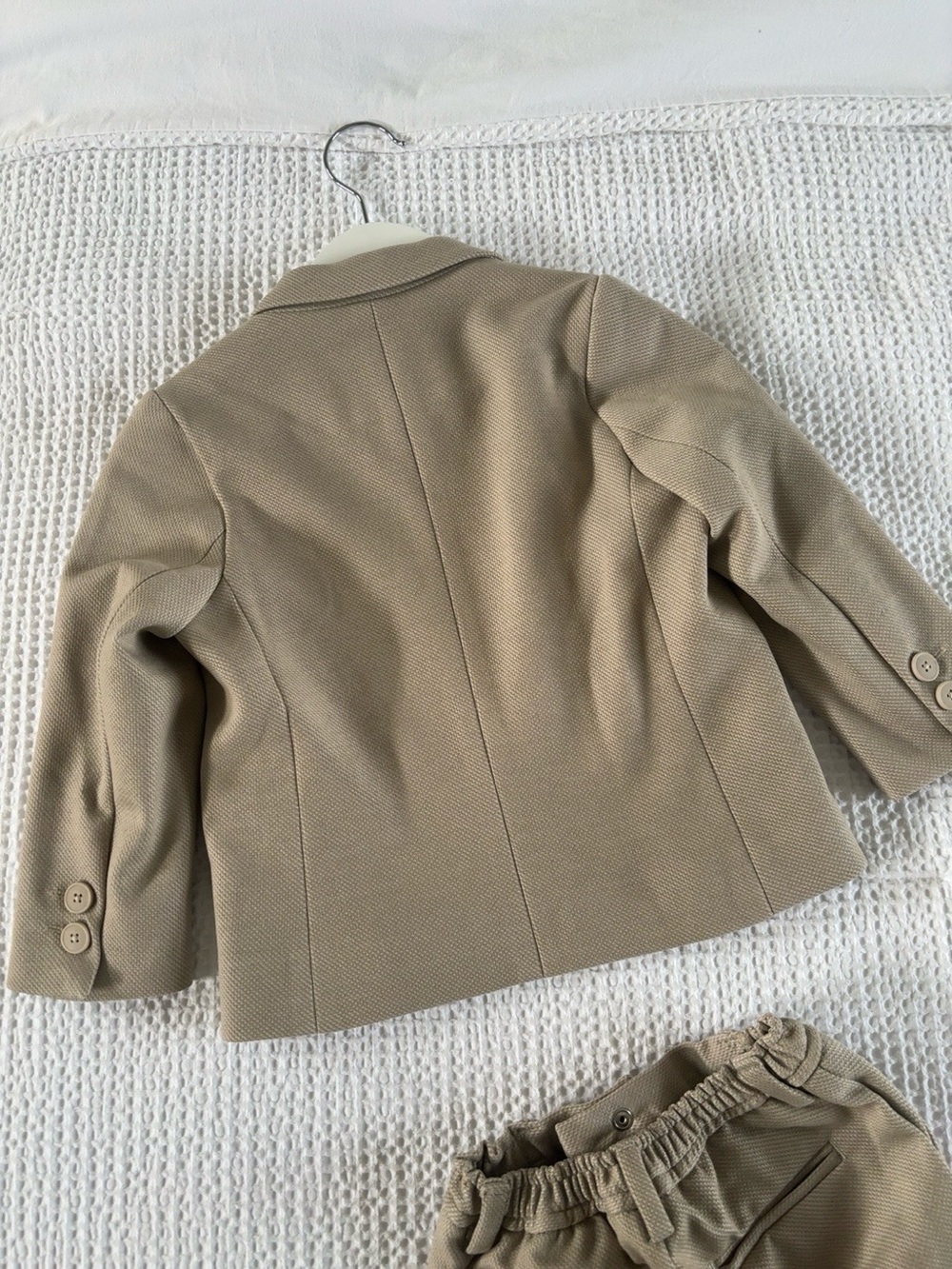 Zara Kids Beige Suit Set Size 2 Years - Picture 4 of 6